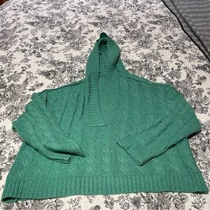 American Eagle XL v neck sweater with hoodie.